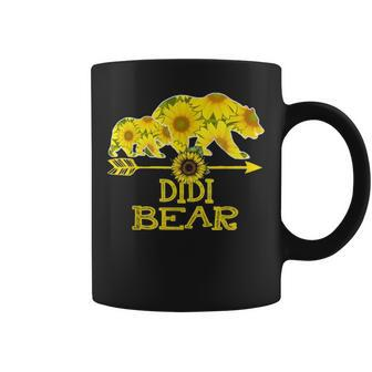Didi Bear Bear Sunflower Mother Father Gifts Coffee Mug - Seseable