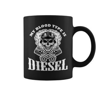 Diesel Mechanic Dad Funny Fathers Day Coffee Mug | Mazezy