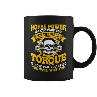 Diesel Mechanic Gifts Horse Power Is How Fast You Go Coffee Mug | Mazezy
