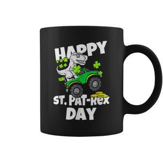 Dinosaur Monster Truck Happy St Pat T Rex Day St Patrick Day Coffee Mug - Seseable