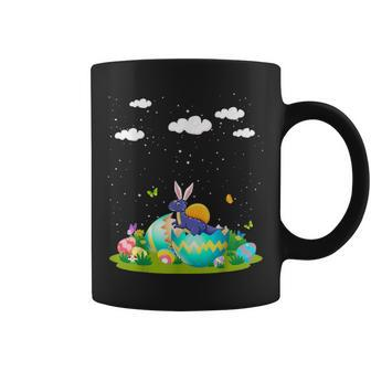 Dinosaur Pet Hatched Hatching From Easter Egg T Rex Easter Coffee Mug - Seseable