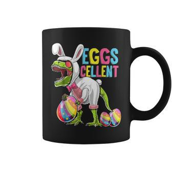 Dinosaur T Rex Easter Eggs Cellent Happy Easter Day Gift Coffee Mug - Seseable