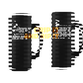 Disc Golf Player Grip It And Rip It Disc Golf Coffee Mug | Mazezy