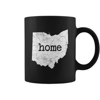 Distressed Ohio Home Shirt Ohio Shirt Coffee Mug - Thegiftio UK