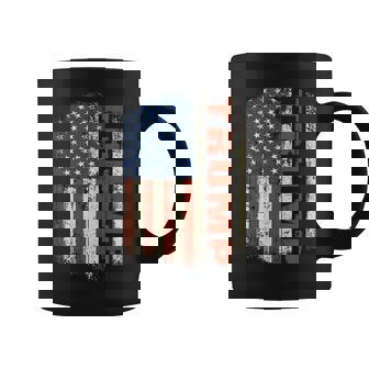 Distressed Trump Usa Flag Vintage American Flag Coffee Mug | Seseable CA
