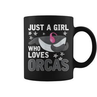 Diving Orca Cute Whale Women Girls Gift Orca Coffee Mug - Seseable