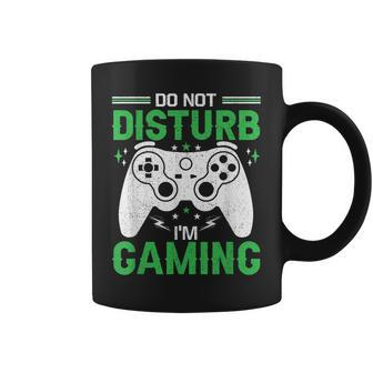 Do Not Disturb Im Gaming - Funny Gamer Video Games Men Boys Coffee Mug - Thegiftio UK