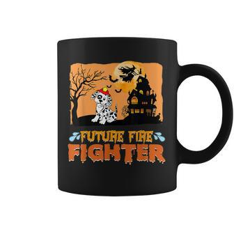 Dog Future Fire Fighter Halloween Witch Coffee Mug - Seseable