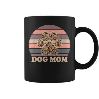 Dog Mom - Leopard Print - Best Mama - Funny Paw - Classic Coffee Mug | Mazezy