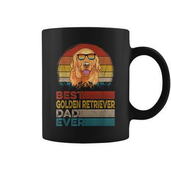 Dog Vintage Best Golden Retriever Dad Ever Gifts Lover Coffee Mug | Mazezy