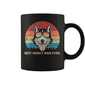 Dog Vintage Best Husky Dad Ever T Fathers Day Gifts Coffee Mug - Seseable