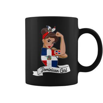 Dominicana Girl Flag Rd Dominican Republic Women Pride Coffee Mug | Mazezy