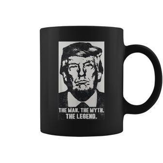 Donald Trump The Man Myth Legend 2023 2024 Hot Photo Coffee Mug - Seseable
