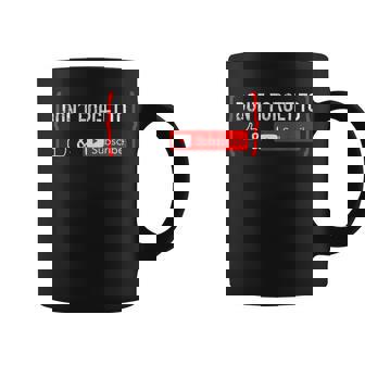 Dont Forget To Like And Subscribe Video Content Creator Coffee Mug | Mazezy