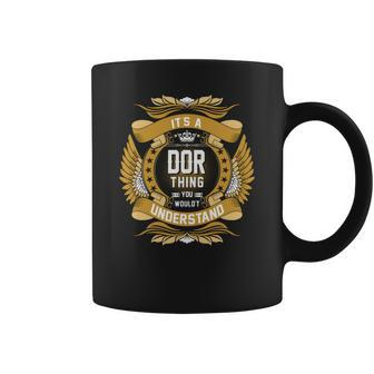 Dor Name Dor Family Name Crest Coffee Mug - Seseable