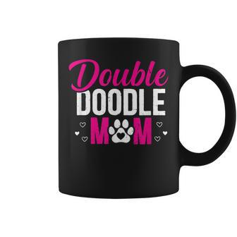 Double Doodle Mom Funny Dog Lovers Coffee Mug | Mazezy AU