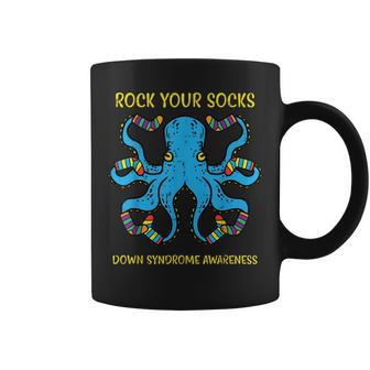 Down Syndrome Awareness Octopus Rock Your Sock Men Women Kid Coffee Mug | Mazezy