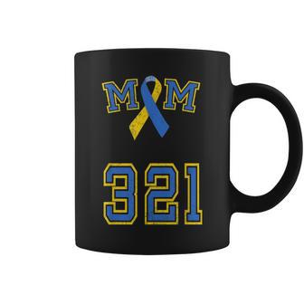 Down Syndrome Awareness Trisomy 21 Mom Women T 3 21 Month Coffee Mug - Seseable