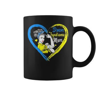 Down Syndrome Mom Strong Awareness Proud Mothers Day Coffee Mug - Seseable
