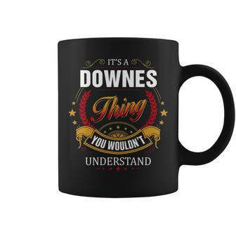 Downes Family Crest Downes Downes Clothing Downes T Downes T Gifts For The Downes Coffee Mug - Seseable
