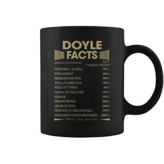 Doyle Name Gift Doyle Facts Coffee Mug - Thegiftio UK