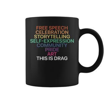 Drag Is Not A Crime Lgbt Gay Pride Equality Drag Queen Coffee Mug - Thegiftio UK