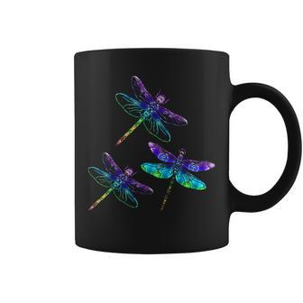 Dragonfly Gift Spirit Animal Chakra Color Dragonflies Coffee Mug | Mazezy