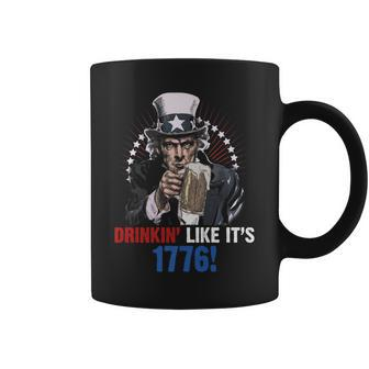 Drinkin Like Its 1776 4Th Of July Uncle Sam Coffee Mug | Mazezy UK