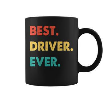 Driver Profession Retro Best Driver Ever Coffee Mug - Seseable