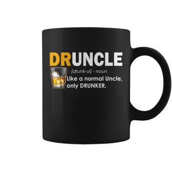 Druncle Normal Uncle Only Drunker Whiskey Coffee Mug - Thegiftio UK