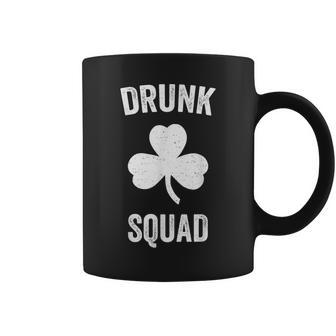 Drunk Squad Funny St Patricks Day Drinking Matching Gift Coffee Mug | Mazezy