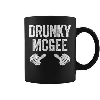 Drunky Mcgee St Patricks Day Couple Coffee Mug - Seseable