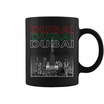 Dubai City Skyline Arab Emirates Vacation Matching Outfit Coffee Mug - Seseable