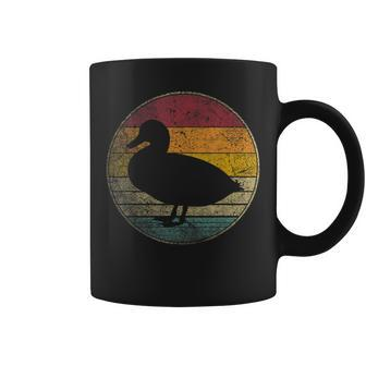 Duck Bird Nature Vintage Distressed Retro Style Farm Farmer Coffee Mug - Seseable