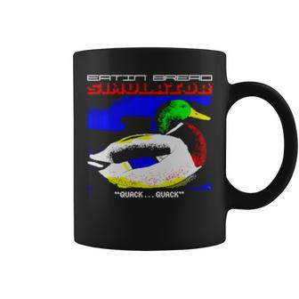 Duck Eatin’ Bread Simulator Bit Coffee Mug | Mazezy