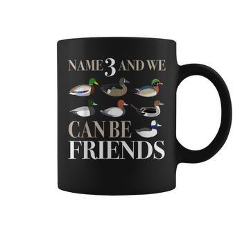 Duck Hunting Waterfowl Hunters Different Duck Species Coffee Mug | Mazezy