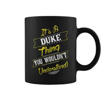 Duke Thing Family Name Reunion Surname Tree T Coffee Mug - Seseable