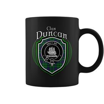 Duncan Clan Crest | Scottish Clan Duncan Family Crest Badge Coffee Mug - Seseable
