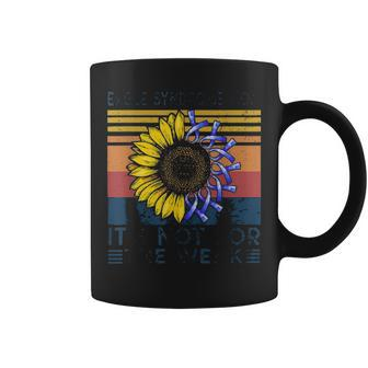 Eagle Syndrome Mom Sunflower Vintage Awareness Warrior Coffee Mug - Seseable