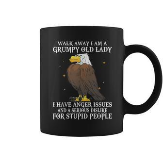 Eagle Walk Away I Am A Grumpy Old Lady V2 Coffee Mug - Thegiftio UK