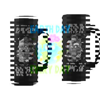 Earth Day 2023 Everyday Environment Conservation Cute Earth Coffee Mug | Mazezy