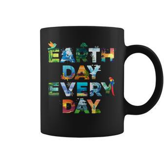 Earth Day Everyday Planet Environmental Animal Coffee Mug | Mazezy