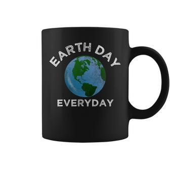Earth Day Everyday Vintage Gift Tshirt For Men Women & Kids Coffee Mug | Mazezy