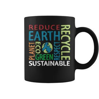 Earth Day Save Planet Rescue Animals Recycle Plastics Coffee Mug | Mazezy