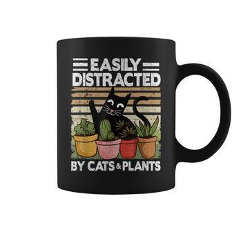 Easily Distracted By Plants Gardener Lover Coffee Mug - Seseable