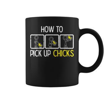 Easter How To Pick Up Chicks Funny Farm Farmer Men Women Kid Coffee Mug | Mazezy