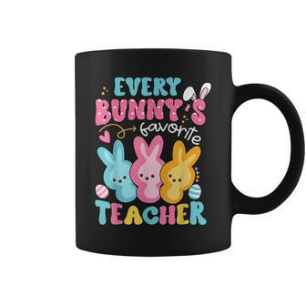 Easter Teacher Every Bunnys Favorite Teacher Colorful Coffee Mug | Mazezy