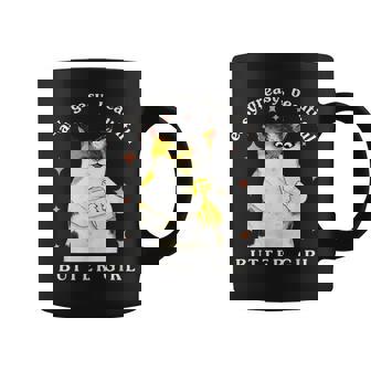 Easy Greasy Beautiful Butter Girl Meow Cat Apparel Coffee Mug - Thegiftio