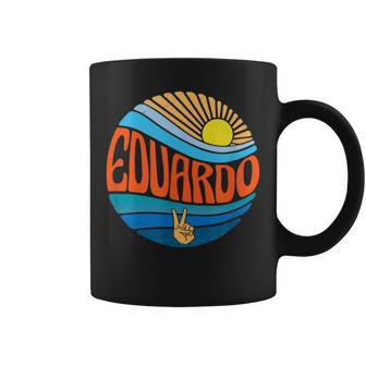 Eduardo Hemd Vintage Sunset Eduardo Groovy Tie Dye Tassen - Seseable