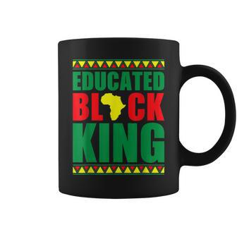Educated Black King African American Melanin Black History Coffee Mug - Seseable